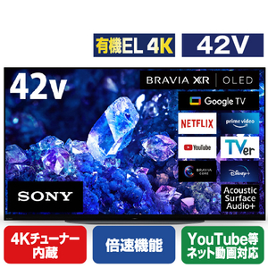 SONY 42V型4Kチューナー内蔵4K対応有機ELテレビ BRAVIA XRJ-42A90K-イメージ1