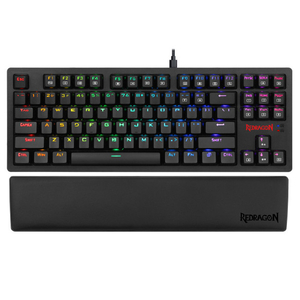 REDRAGON テンキーレスキーボード用リストレスト Mサイズ Palm rest ブラック P036TI-イメージ8