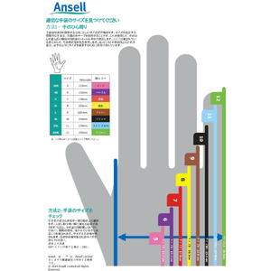 Ansell社 ニトリル背抜手袋　エッジ　４８－１２８　Ｓサイズ 48-128-7-イメージ4