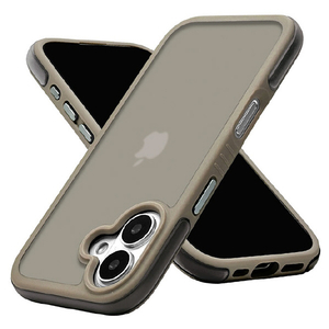 ラスタバナナ iPhone 16用AIR-C ハイブリッドケース TPU×PC 衝撃吸収 エアクッション付き トープ 8126IP461HPTA-イメージ1