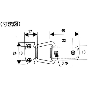 WAKI(和気産業) パッチン P-22 FCB5035-SK-406-イメージ2