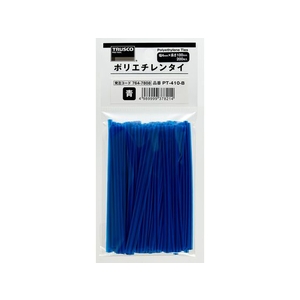 トラスコ中山 TRUSCO ポリエチレンタイ 幅4mm×長さ100mm 青 (200本) 青 FC797FY-7647808-イメージ3