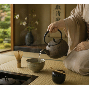 池永鉄工 南部鉄瓶 梔子さくら文様 茶霞 ﾅﾝﾌﾞﾃﾂｷｸﾁﾅｼｻｸﾗﾓﾖｳﾁﾔｱｶｽﾐ-イメージ3