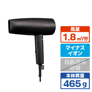 テスコム プロテクトイオン ヘアドライヤー ブラック TD361A-K-イメージ1
