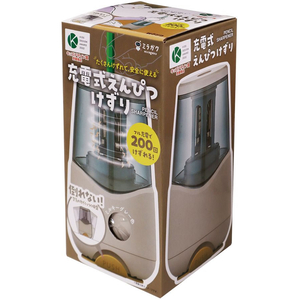 クツワ 充電式鉛筆けずり ミルキーグレー FCB823L-RS038GY-イメージ10