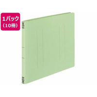 コクヨ フラットファイルV A4ヨコ とじ厚15mm 緑 10冊 1パック(10冊) F835583-ﾌ-V15G