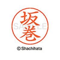 シヤチハタ ネームペン用ネーム シルバー 既製 坂巻 FC46944-X-GPS-1173