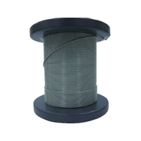 大阪コートロープ O.C.R/SUSワイヤロープ0.81／1.00mm 7×7 50m巻コート付(クリアー) 0.81(1.00)61.50.81±0.03 FC799FP-8185464