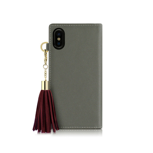 dreamplus iPhone XS Max用Tassel Jacket グレー DP13611I65-イメージ3