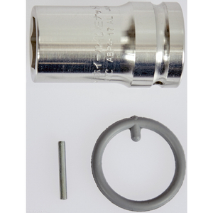 ＫＴＣ １２．７ｓｑ．インパクトレンチ用アルミホイール化粧ナットソケット　１７ｍｍ KTC　12.7sq.インパクト用アルミホイール化粧ナットソケット ABP4-17ALP-イメージ1