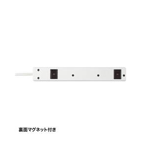 サンワサプライ 電源タップ（3P・6個口・5m） TAP-N3650MGN-イメージ2