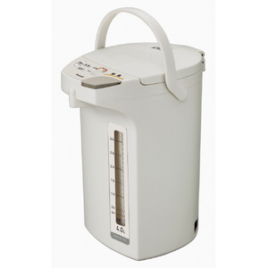 ピーコック魔法瓶工業 省エネ電気給湯ポット(4．0L) ライトグレー WMS-40-イメージ1