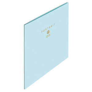 ハクバ ペーパースクウェア台紙 L(カビネ)サイズ 2面(角×2枚) No.1770 ブルー M1770-2L-2BL-イメージ3