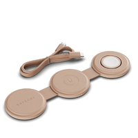 SATECHI OntheGo(TM) 3-in-1 ワイヤレスチャージャー デザートローズ PST-QTG31R