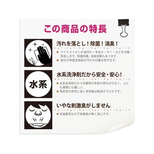 カンペハピオ 室内かべ用油汚れ・カビ取りクリーナー 300ml FCB781M-イメージ10
