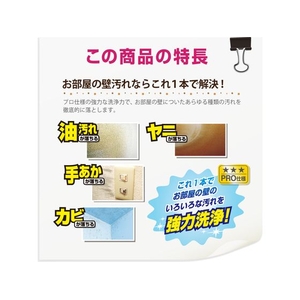 カンペハピオ 室内かべ用油汚れ・カビ取りクリーナー 300ml FCB781M-イメージ9