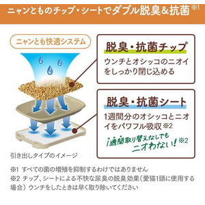 エステー ニャンとも 清潔トイレ 脱臭・抗菌シート 12枚 FCJ561N-イメージ2