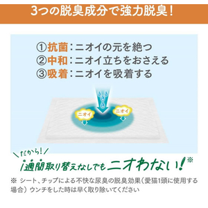 エステー ニャンとも 清潔トイレ 脱臭・抗菌シート 12枚 FCJ561N-イメージ3