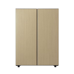 AQUA 【フレンチドア】72L 2ドアファン式冷凍冷蔵庫 LOOC（ルーク） グレージュウッド AQR-FD7B(C)-イメージ4