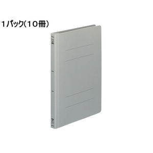 コクヨ フラットファイルPP B5タテ とじ厚15mm グレー 10冊 1パック(10冊) F835881-ﾌ-H11M-イメージ1