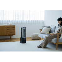 シロカ　電気ストーブ　にこポカ SH-FC251 ブラック 足元ファンヒーター付き 遠赤外線暖房機 にこポカ SH-FC151 | シロカ