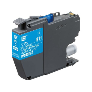 エコリカ ブラザー用 リサイクルインク シアン FC587RW-ECI-BR411C-イメージ1
