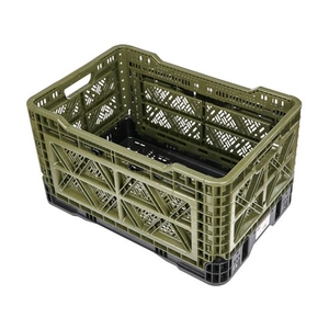 トラスコ中山 TRUSCO/サイドオープン型折りたたみメッシュコンテナ48L OD FCD365D-2578079-イメージ1