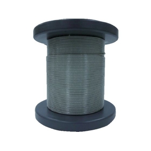大阪コートロープ O.C.R/SUSワイヤロープ1.00／1.20mm 7×7 50m巻コート付(クリアー) 1.00(1.20)89.21.00±0.03 FC800FP-8185465-イメージ1