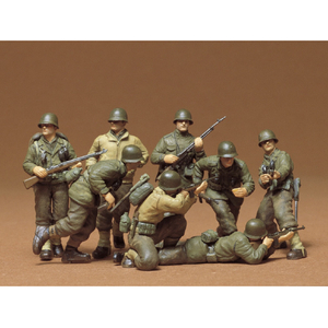 タミヤ 1/35 アメリカ歩兵 G･Iセット 1/35 ミリタリーミニチュアシリーズ No.48 ﾀﾐﾔMM ｱﾒﾘｶﾎﾍｲ GIｾﾂﾄ ｶｲ-イメージ1