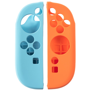 サイバーガジェット シリコンカバー(Switch2JoyCon2用) ブルーレッド CYS2CSCLBLR-イメージ4