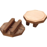 マイン 焼杉釜蓋 (段付) 裏焼き無 G2214 FCM8736-006333003