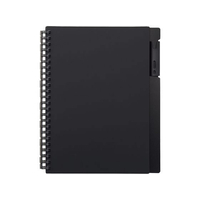 リヒトラブ SELFANA オープンリングノート A5 ピュアブラック FC048PJ-N7201-24