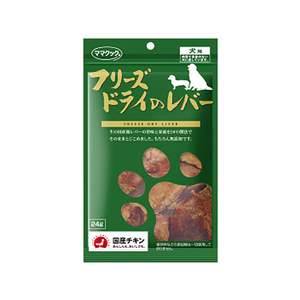 ママクック フリーズドライのレバー犬用 24g FCB1709-1720022-イメージ1