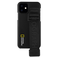 National Geographic iPhone 12 mini用ケース Signature Strap Case ブラック NG19612I12