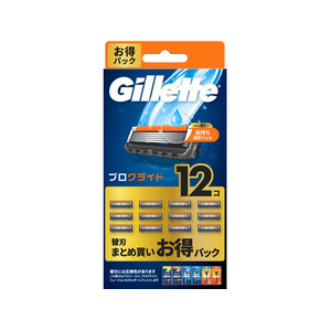Ｐ＆Ｇ ジレット プログライド マニュアル 替刃 お得パック 12個 FCK841D-イメージ1