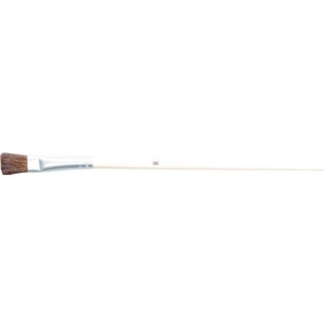 トラスコ中山 TRUSCO 塗装用平筆 5本組 天然馬毛 8号 8号180mm10mm馬毛 FC019JM-8188078-イメージ1