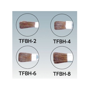 トラスコ中山 TRUSCO 塗装用平筆 5本組 天然馬毛 8号 8号180mm10mm馬毛 FC019JM-8188078-イメージ2