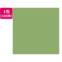 大王製紙 再生色画用紙 4ツ切100枚 きみどリ CUD FCG782U