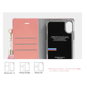 dreamplus iPhone XS Max用Tassel Jacket ピンク DP13613I65-イメージ7