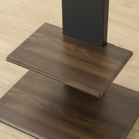 ニトリ 壁よせテレビスタンド トエル ミドルブラウン サウンドバー棚付き