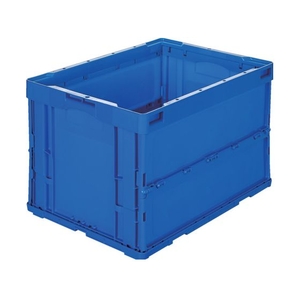 トラスコ中山 TRUSCO/オリコン 折りたたみコンテナ50L ダークブルーCRS50N2-DB FC619YL-6548119-イメージ1