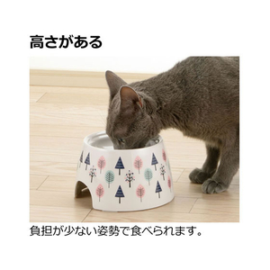 リッチェル ネコちゃんの高さがある食器 SS 水玉 FCN4723-イメージ2