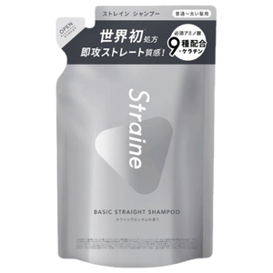 Straine Straine BASIC STRAIGHT SHAMPOO(詰め替え) ｽﾄﾚｲﾝﾍﾞ-ｼｯｸSPﾂﾒｶｴﾎﾜｲﾄ-イメージ1
