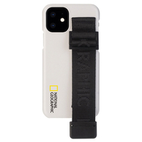 National Geographic iPhone 12 mini用ケース Signature Strap Case ホワイト NG19613I12