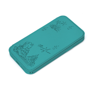 PGA iPhone 15 Pro用ガラスフリップケース アリエル PG-D23BGF03ARL-イメージ1