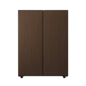 AQUA 【フレンチドア】72L 2ドアファン式冷凍冷蔵庫 LOOC（ルーク） ブラウンウッド AQR-FD7B(T)-イメージ4