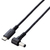 エレコム ノートPC用充電ケーブル(USB Type-C/DC5．5mmコネクター/60W) ブラック DC-PDF20BK-イメージ1