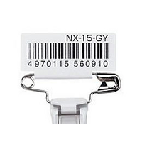 オープン工業 F049572-NX-15-GY 名札用クリップ 安全ピン付 10個