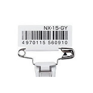 オープン工業 名札用クリップ 安全ピン付 10個 F049572-NX-15-GY-イメージ2