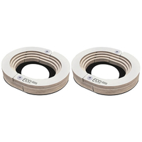 ティーエフサービス エコストッパーゼロ50 2個入 白 FCG483U-63-1471-28